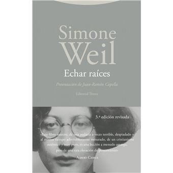 Echar raices | 9788413643571 | SIMONE WEIL