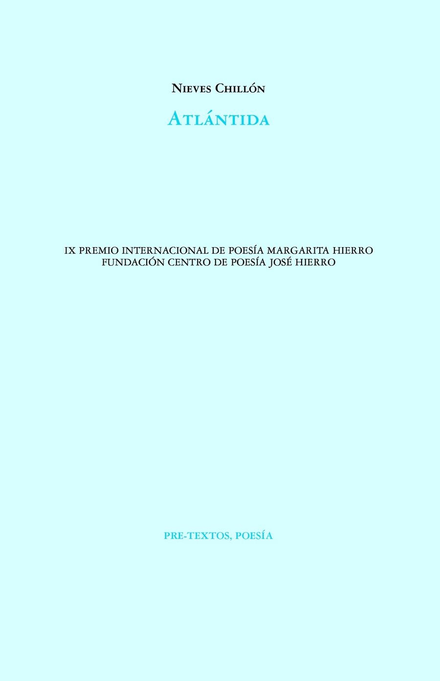 Atlantida | 9791388054112 | Nieves Chillon