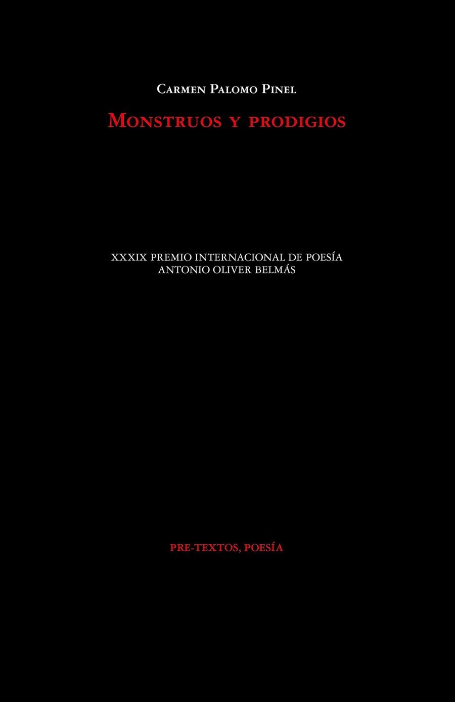 Monstruos y prodigios | 9791388054099 | Carmen Palomo Pinel