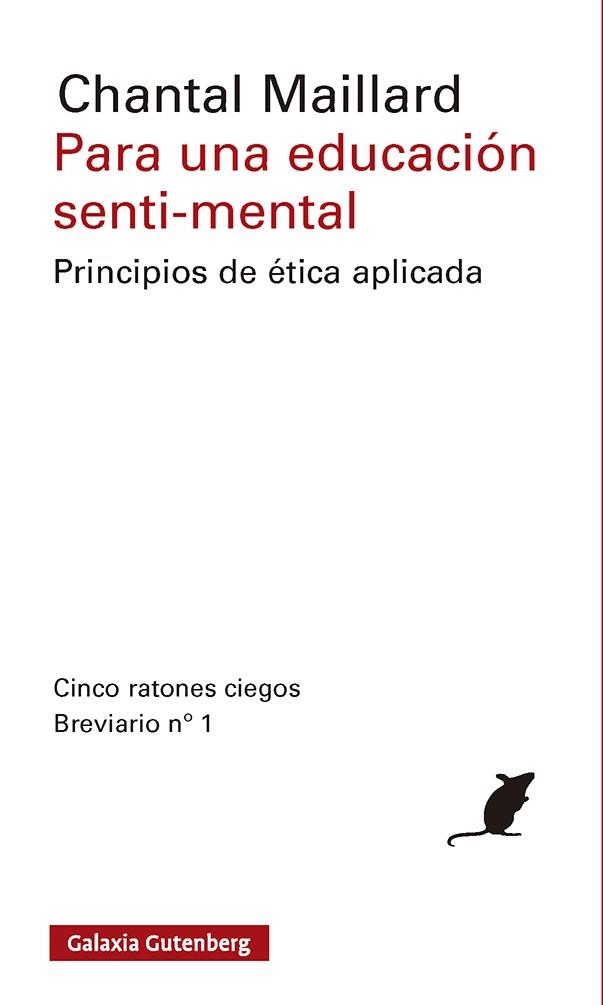 Para una educacion senti mental | 9791387605575 | Chantal Maillard