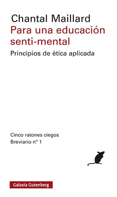 Para una educacion senti mental | 9791387605575 | Chantal Maillard