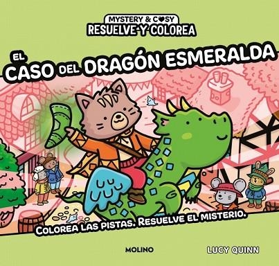 Resuelve y colorea El caso del dragon esmeralda | 9788427254961 | Lucy Quinn