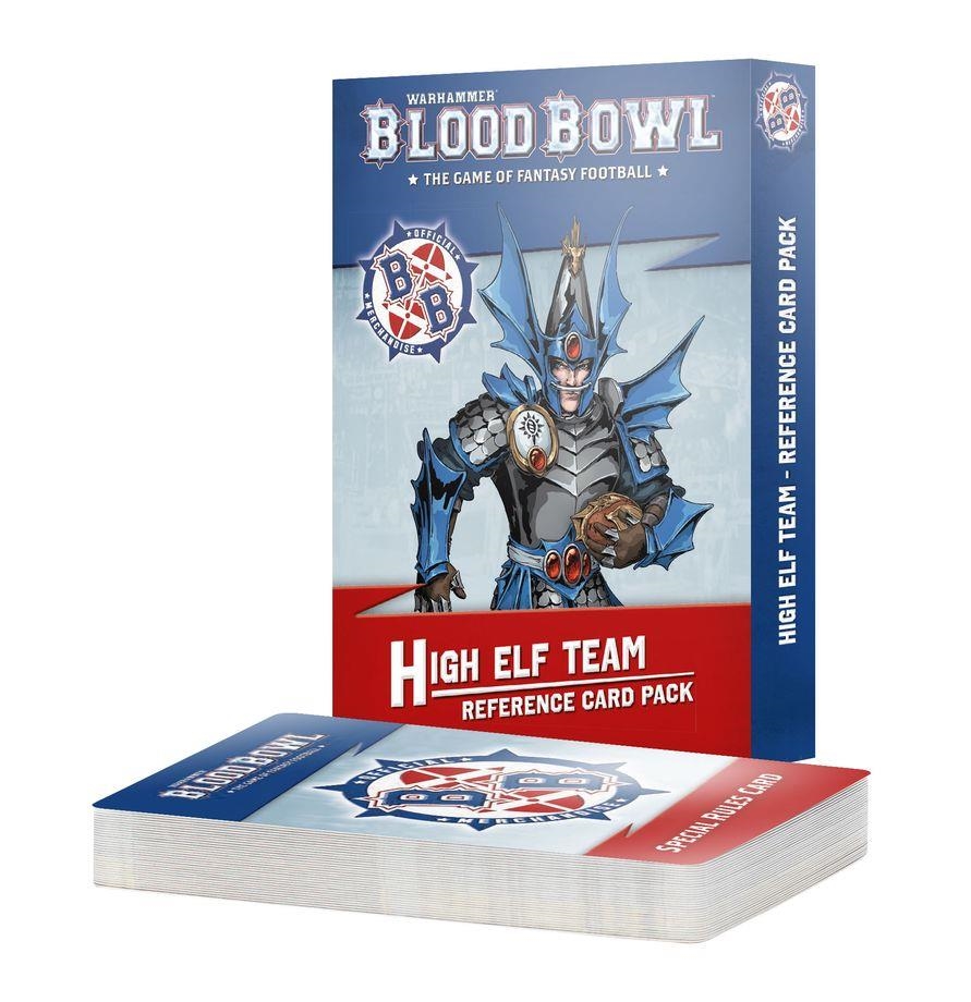 BLOOD BOWL:HIGH ELF TEAM REFERENCE CARDS | 5011921270163 | GAMES WORKSHOP