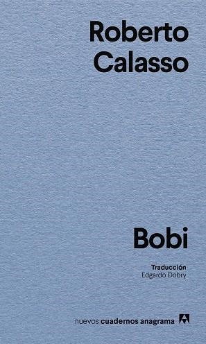 Bobi | 9788433949264 | Roberto Calasso