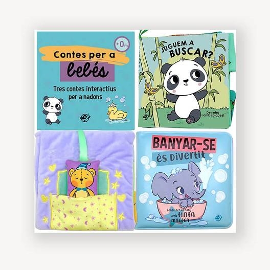 CONTES PER A BEBÈS D'UN ANY TRES CONTES INTERACTIUS PER ALS MES PETITS | 9788419912336 | EDICIONS DEL PIRATA