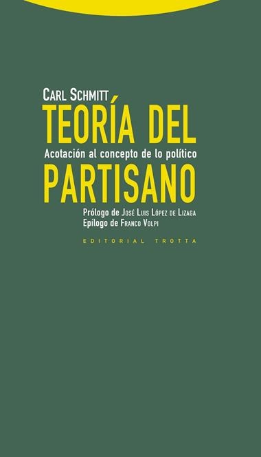TEORIA DEL PARTISANO | 9788498794694 | CARL SCHMITT
