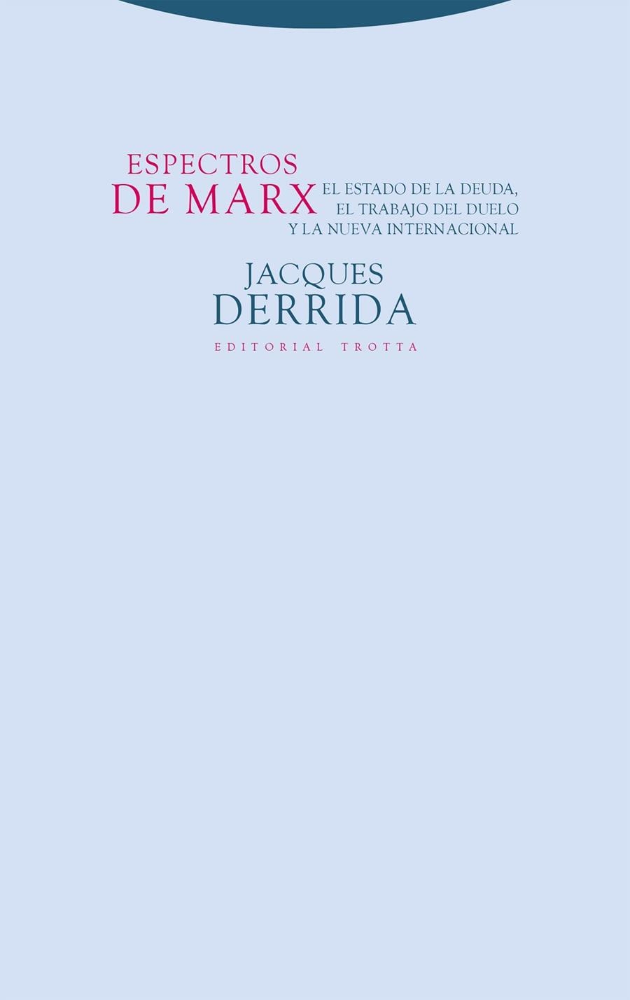 Espectros de Marx | 9788413643588 | JACQUES DERRIDA