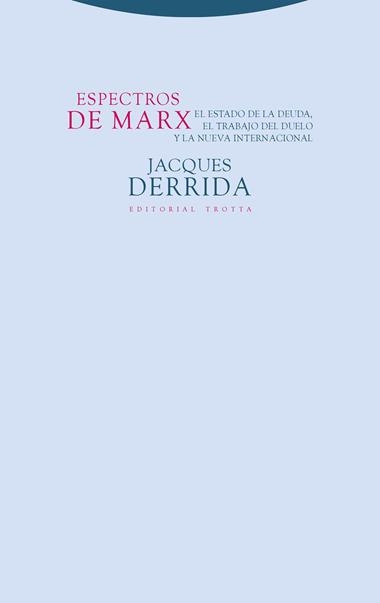 Espectros de Marx | 9788413643588 | JACQUES DERRIDA