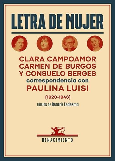 Letra de mujer | 9791387939854 | CONSUELO BERGES & CARMEN DE BURGOS & CAMPO