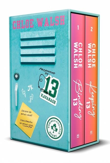 ESTUCHE LOS CHICOS DE TOMMEN BINDING 13 Y  KEEPING 13 JOHNNY Y SHANNON | 9791387598518 | CHLOE WALSH