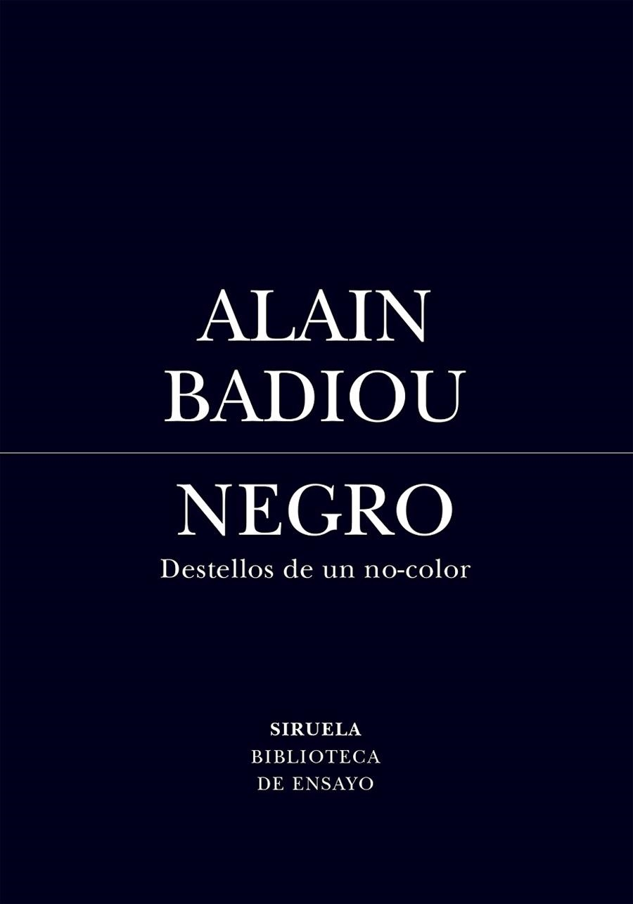 Negro | 9791388032127 | Alain Badiou