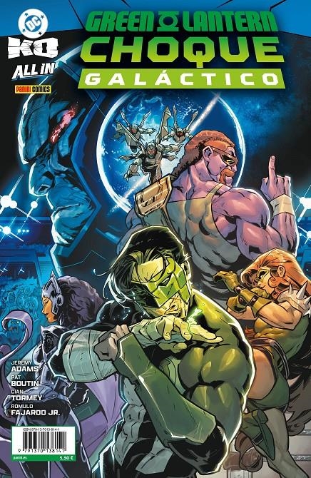 DC K O GREEN LANTERN CHOQUE GALACTICO | 9791370138141 | JEREMY ADAMS & PAT BOUTIN