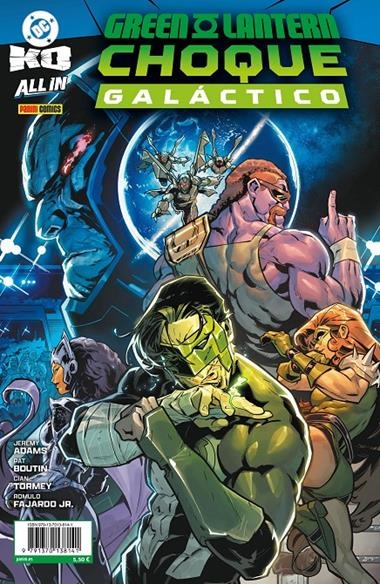 DC K O GREEN LANTERN CHOQUE GALACTICO | 9791370138141 | JEREMY ADAMS & PAT BOUTIN