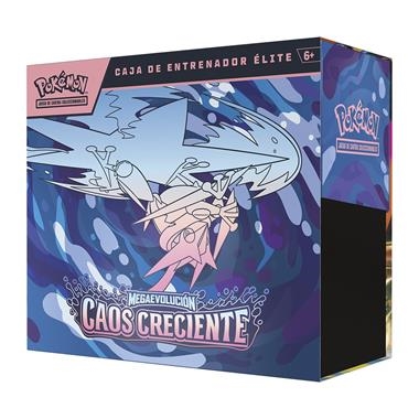 CAJA DE ENTRENADOR ELITE MEGAEVOLUCION CAOS CRECIENTE | 196214139992 | POKEMON TRADING CARD GAME