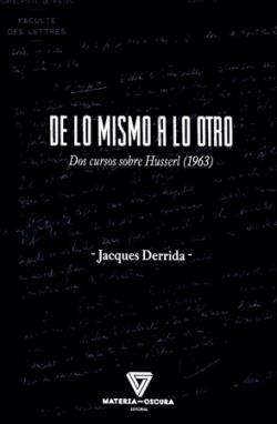 De lo mismo a lo otro | 9791399171310 | Jacques Derrida