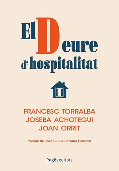 EL DEURE D'HOSPITALITAT | 9788413037226 | TORRALBA & ACHITEGUI & ORRIT