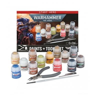 40K PAINTS + TOOLS ENG/SPA/PORT/LATV/ROM | 5011921260232 | GAMES WORKSHOP