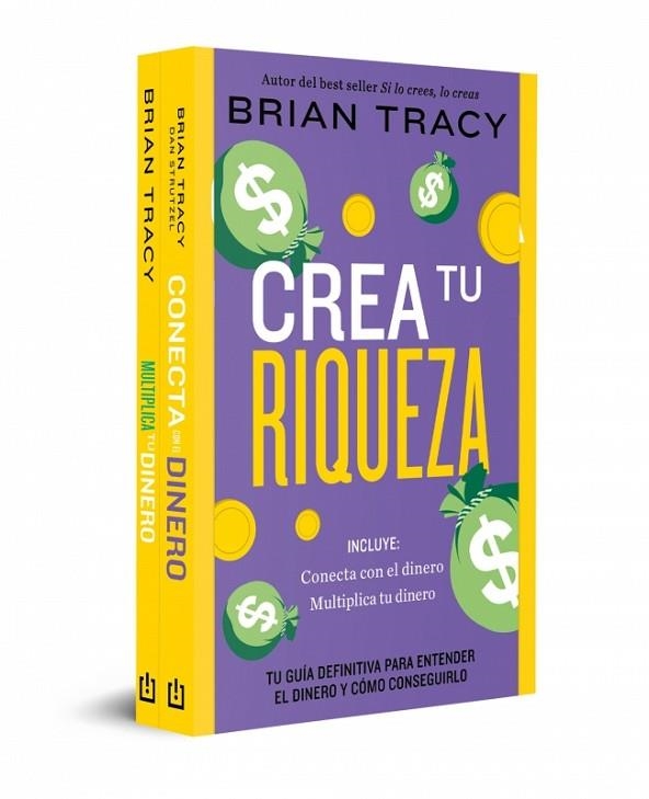 Pack Crea tu riqueza contiene Conecta con el dinero & Multiplica tu dinero | 9788466391351 | Brian Tracy