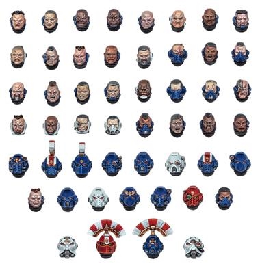 SPACE MARINE HEADS | 5011921258482 | GAMES WORKSHOP