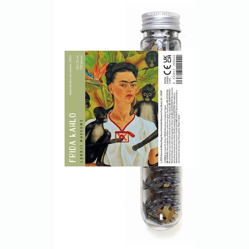 TUBE MICROPUZZLE FRIDA KAHLO AUTORRETRATO CON MONOS | 8435817200442 | LONDJI