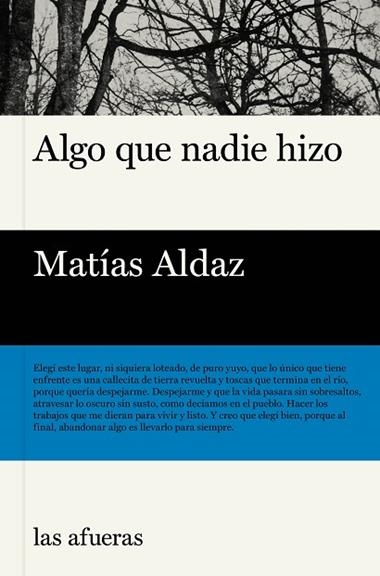 ALGO QUE NADIE HIZO | 9791399131116 | MATIAS ALDAZ