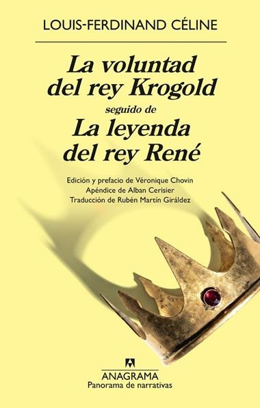 LA VOLUNTAD DEL REY KROGOLD SEGUIDO DE LA LEYENDA DEL REY RENE | 9788433950888 | Louis Ferdinand Celine