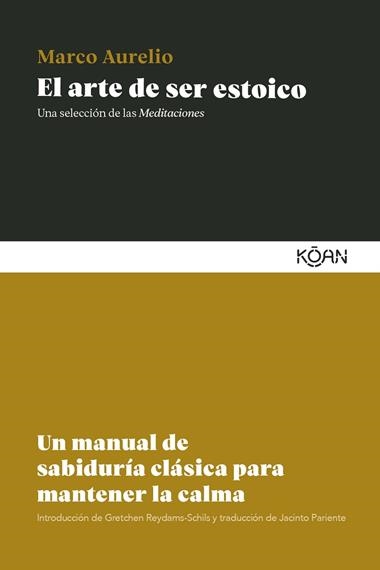 EL ARTE DE SER ESTOICO | 9788410358485 | Marco Aurelio