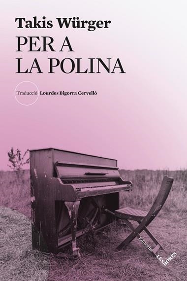 PER A LA POLINA | 9791399072181 | TAKIS WURGER