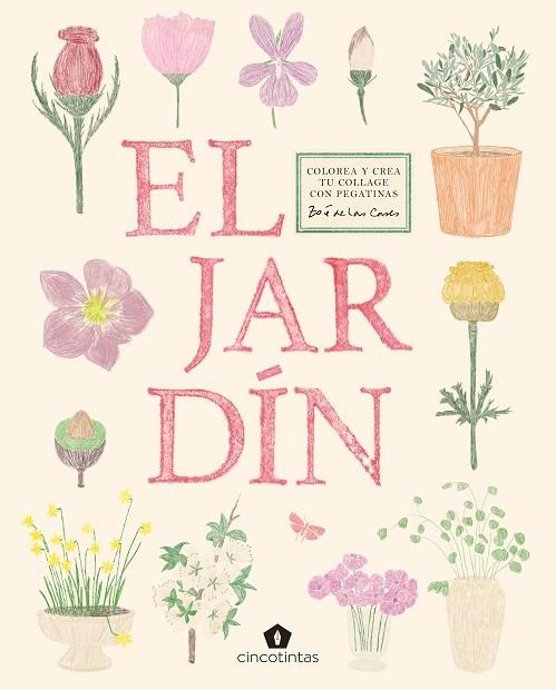 EL JARDIN COLOREA Y CREA TU COLLAGE CON PEGATINAS | 9791387934125
