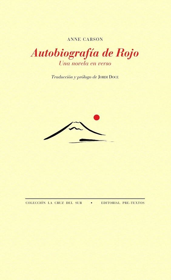 AUTOBIOGRAFIA DE ROJO | 9788416453467 | ANNE CARSON