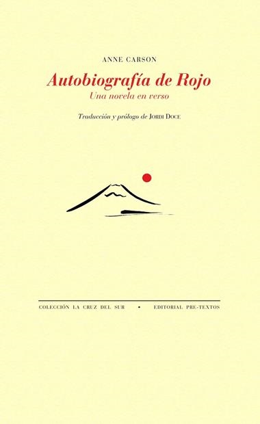 AUTOBIOGRAFIA DE ROJO | 9788416453467 | ANNE CARSON