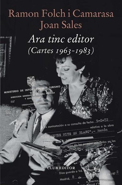 ARA TINC EDITOR CARTES 1963 1983 | 9788473295253 | Ramon Folch i Camarassa & Joan Sales