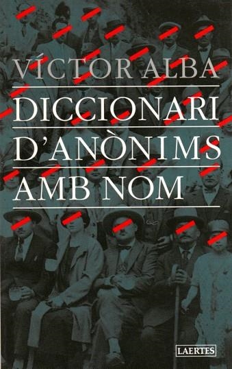 DICCIONARI D´ANONIMS AMB NOM | 9788475844770 | VICTOR ALBA