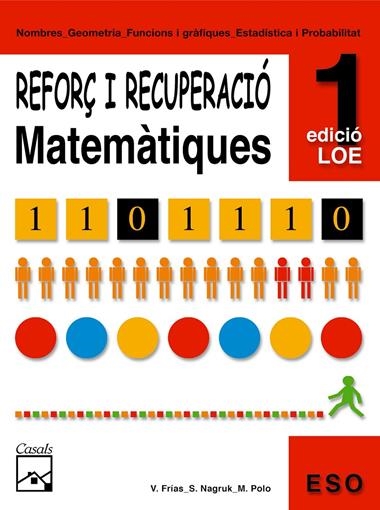 REFORÇ DE MATEMATIQUES 1ESO | 9788421833308 | VV.AA.