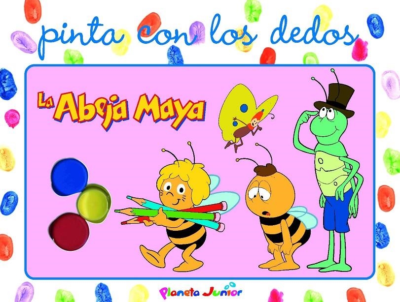 PINTA CON LOS DEDOS LA ABEJA MAYA | 9788408070825 | VV.AA