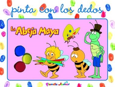 PINTA CON LOS DEDOS LA ABEJA MAYA | 9788408070825 | VV.AA