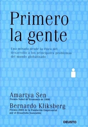 PRIMERO LA GENTE | 9788423425839 | SEN/KLIKSBERG