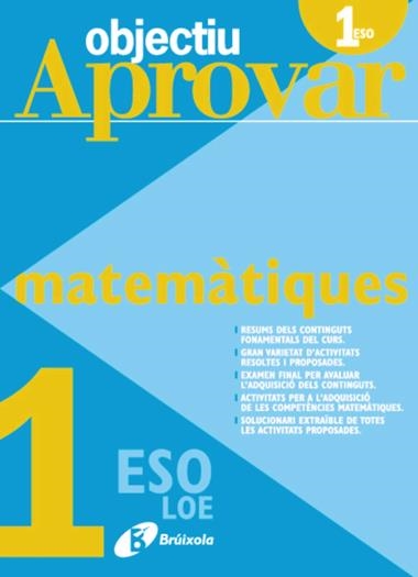 MATEMATIQUES 1 ESO | 9788499060132 | FERNÁNDEZ-CANO LÓPEZ, JOSÉ ÁNGEL/ARCE LLACH, FERNANDO/ROIG COMPANY, ALBERT