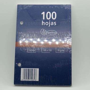 BLOC 100 FULLS OCTAU QUADRICULATS MIQUELRIUS | 8422593150313 | MIQUELRIUS