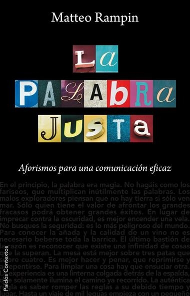 PALABRA JUSTA, LA | 9788449323065 | RAMPIN, MATTEO