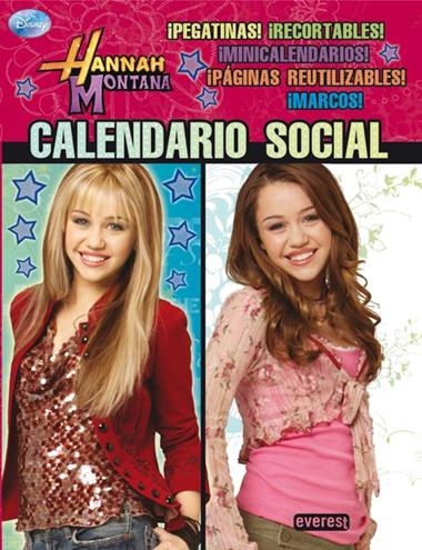 CALENDARIO SOCIAL | 9788444163604 | HANNAH MONTANA