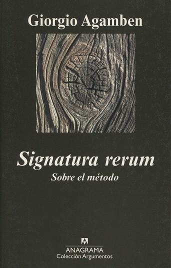 SIGANTURA RERUM | 9788433963055 | AGAMBE, GIORGIO