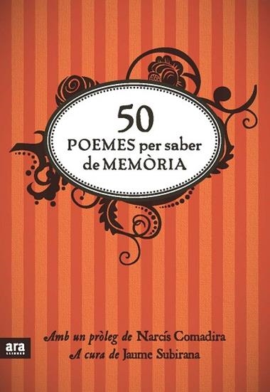 50 POEMES PER SABER DE MEMORIA | 9788492907861 | V.V.A.A