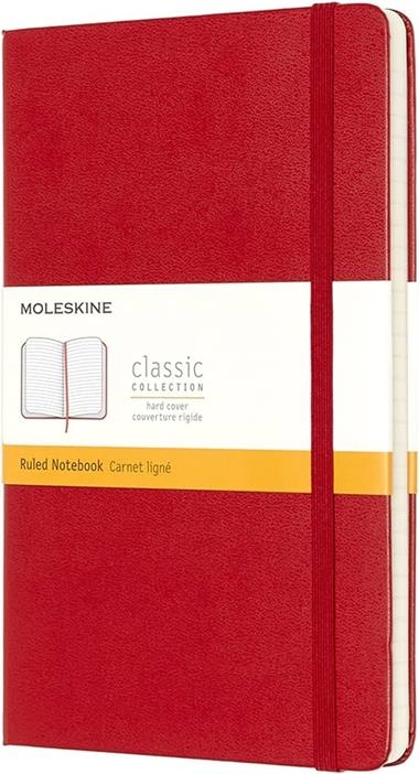 LLIBRETA TAPA RATLLADA LLISA LARGE VERMELL | 9788862930048 | MOLESKINE