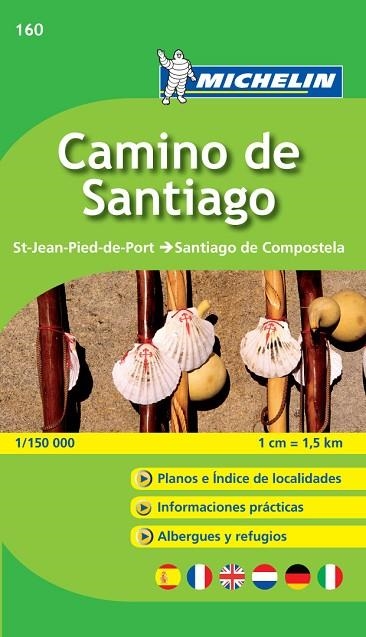 CAMINO DE SANTIAGO, PLANOS, INFORMACIONES, ALBERGUES | 9782067148055 | VVAA