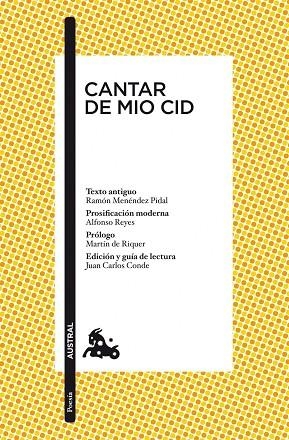 CANTAR DEL MIO CID | 9788467034059 | ANÓNIMO